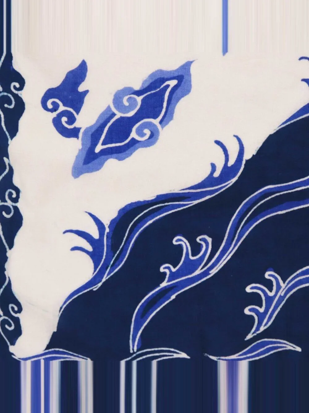 Batik Tulis Bandana, Floating on Water, Hand Drawn